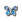 Crocs Jibbitz™ charms Blue Gem Butterfly